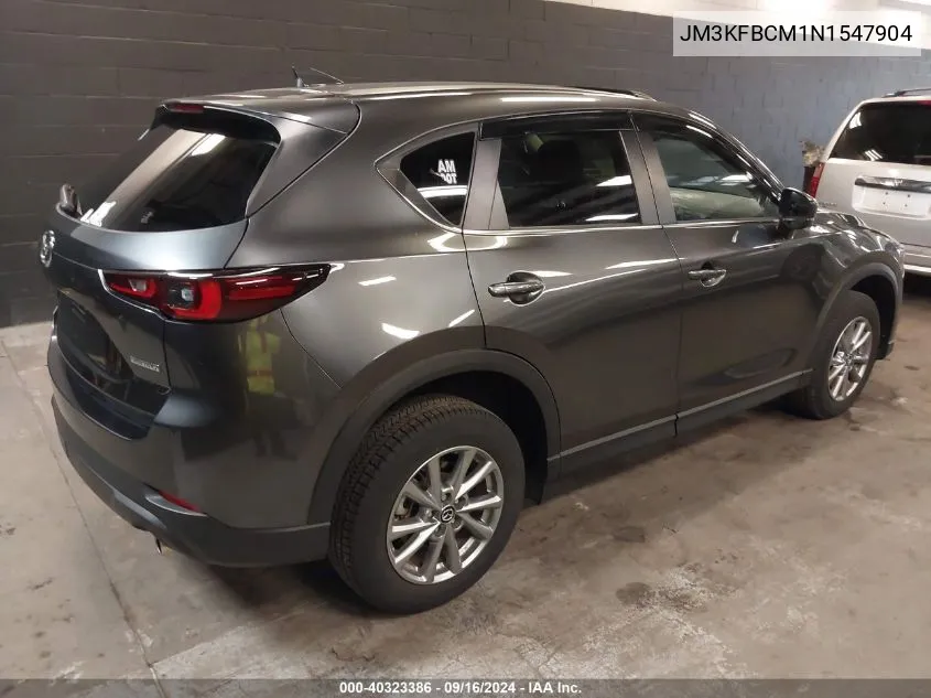 2022 Mazda Cx-5 2.5 S Preferred VIN: JM3KFBCM1N1547904 Lot: 40323386