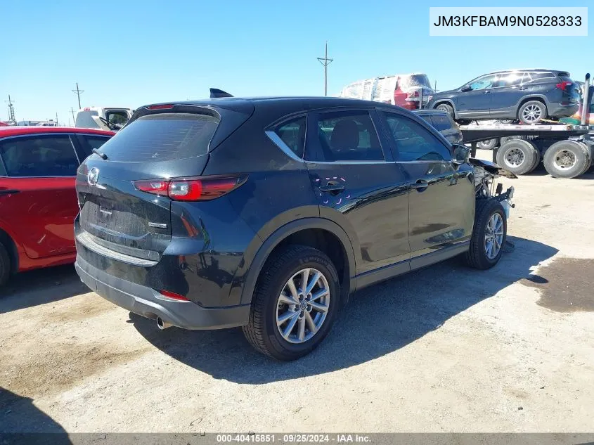 2022 Mazda Cx-5 2.5 S VIN: JM3KFBAM9N0528333 Lot: 40415851