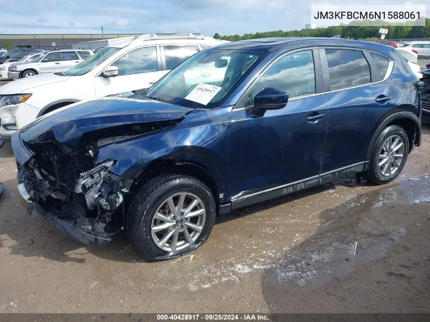 2022 Mazda Cx-5 2.5 S Preferred VIN: JM3KFBCM6N1588061 Lot: 40428917