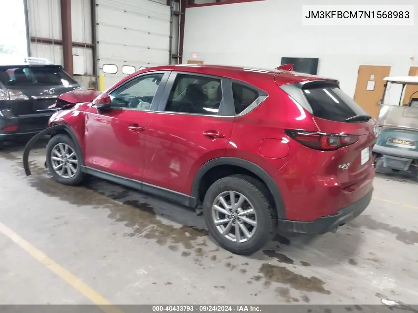 2022 Mazda Cx-5 2.5 S Preferred VIN: JM3KFBCM7N1568983 Lot: 40433793