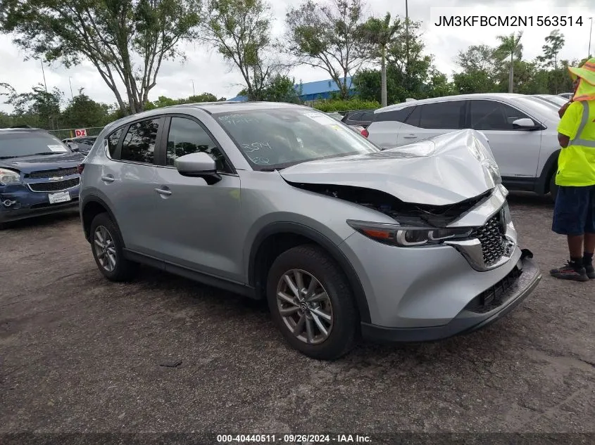 2022 Mazda Cx-5 Preferred VIN: JM3KFBCM2N1563514 Lot: 40440511