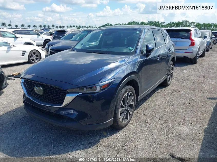 2022 Mazda Cx-5 2.5 S Premium VIN: JM3KFBDMXN1618807 Lot: 40476313