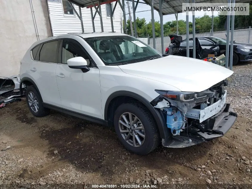 2022 Mazda Cx-5 2.5 S Preferred VIN: JM3KFBCM8N0610101 Lot: 40478591