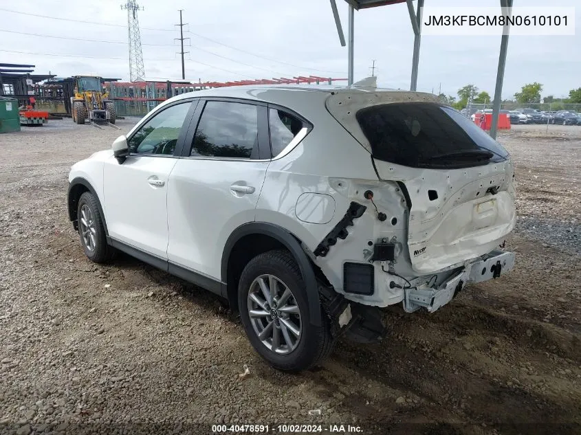 2022 Mazda Cx-5 2.5 S Preferred VIN: JM3KFBCM8N0610101 Lot: 40478591