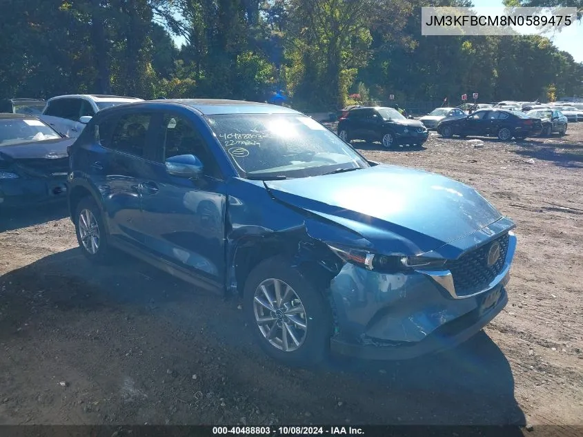 JM3KFBCM8N0589475 2022 Mazda Cx-5 Preferred