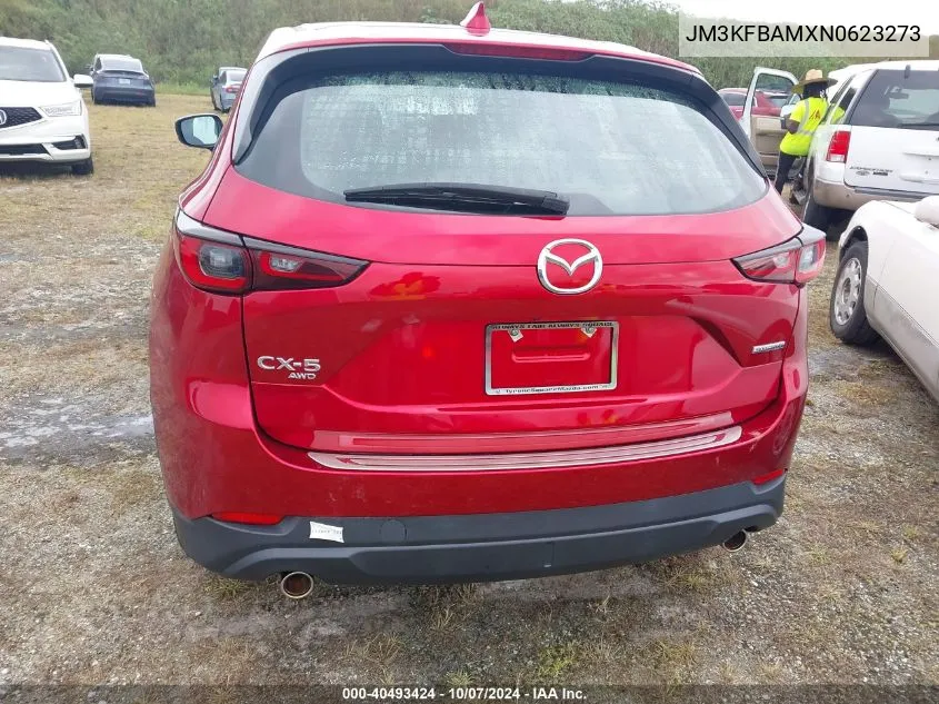 2022 Mazda Cx-5 VIN: JM3KFBAMXN0623273 Lot: 40493424