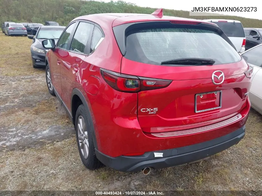 2022 Mazda Cx-5 VIN: JM3KFBAMXN0623273 Lot: 40493424