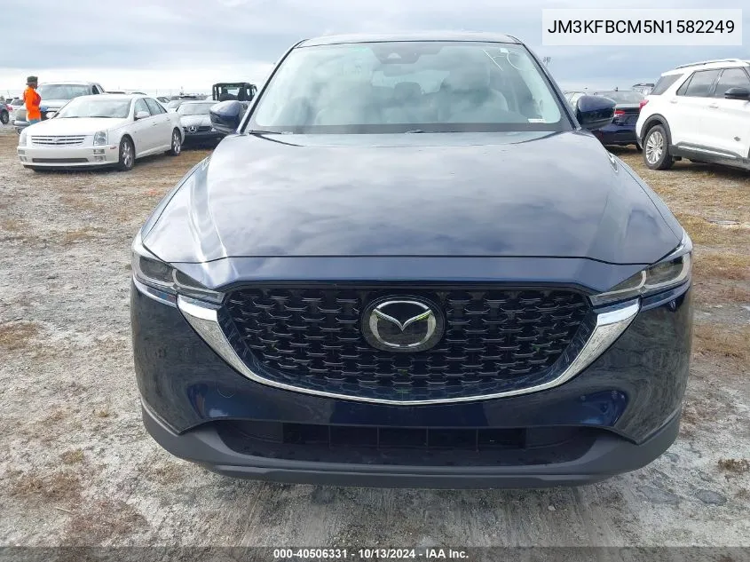 2022 Mazda Cx-5 Preferred VIN: JM3KFBCM5N1582249 Lot: 40506331