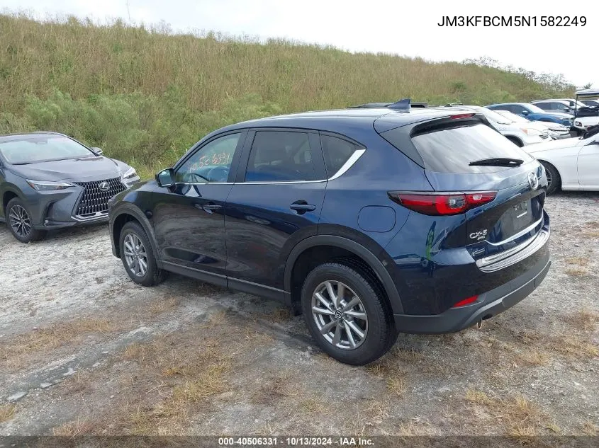 2022 Mazda Cx-5 Preferred VIN: JM3KFBCM5N1582249 Lot: 40506331