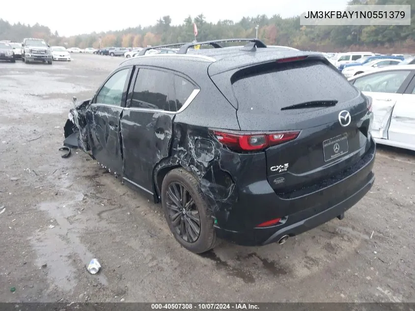 2022 Mazda Cx-5 VIN: JM3KFBAY1N0551379 Lot: 40507308