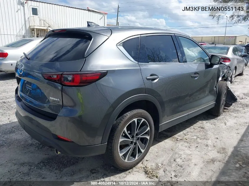 JM3KFBEM6N0551143 2022 Mazda Cx-5 Premium Plus