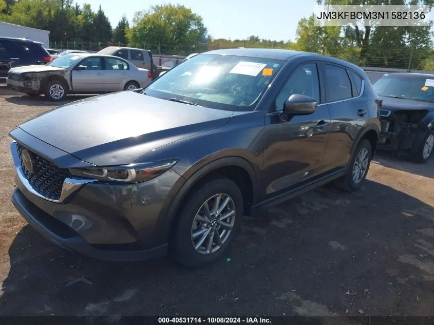 2022 Mazda Cx-5 2.5 S Preferred VIN: JM3KFBCM3N1582136 Lot: 40531714