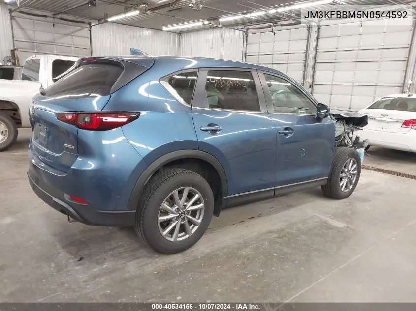 2022 Mazda Cx-5 Select VIN: JM3KFBBM5N0544592 Lot: 40534156