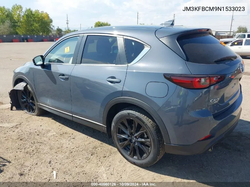 2022 Mazda Cx-5 2.5 S Carbon Edition VIN: JM3KFBCM9N1533023 Lot: 40560126