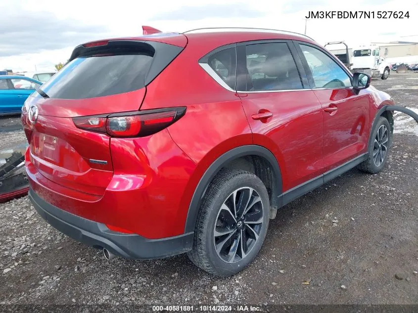 2022 Mazda Cx-5 2.5 S Premium VIN: JM3KFBDM7N1527624 Lot: 40581881