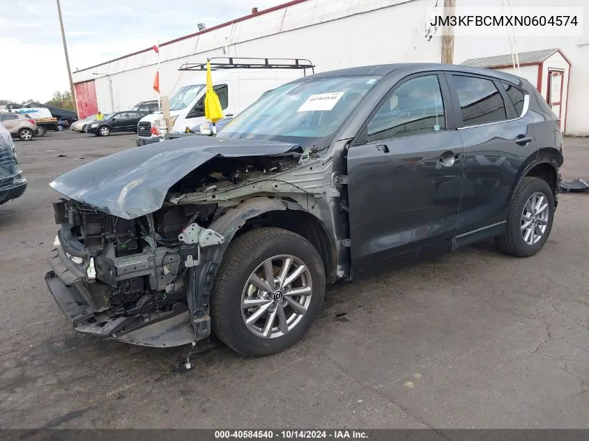 2022 Mazda Cx-5 2.5 S Preferred VIN: JM3KFBCMXN0604574 Lot: 40584540