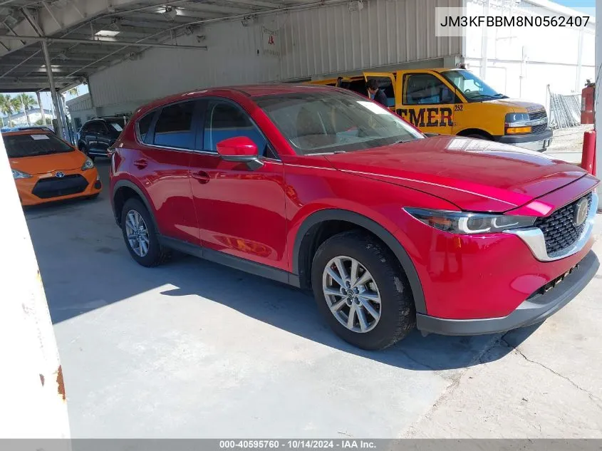 2022 Mazda Cx-5 2.5 S Select VIN: JM3KFBBM8N0562407 Lot: 40595760