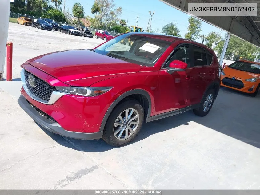 2022 Mazda Cx-5 2.5 S Select VIN: JM3KFBBM8N0562407 Lot: 40595760