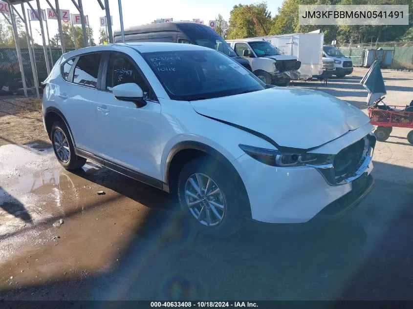 2022 Mazda Cx-5 2.5 S Select VIN: JM3KFBBM6N0541491 Lot: 40633408