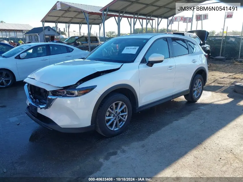 2022 Mazda Cx-5 2.5 S Select VIN: JM3KFBBM6N0541491 Lot: 40633408