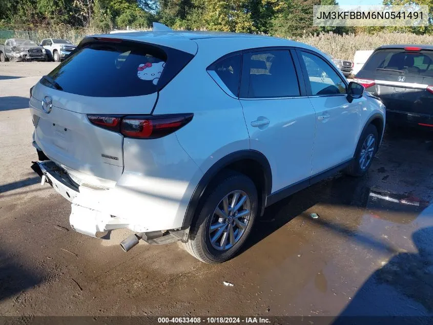 2022 Mazda Cx-5 2.5 S Select VIN: JM3KFBBM6N0541491 Lot: 40633408