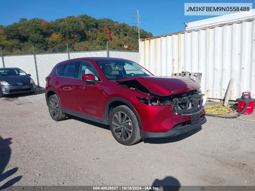 2022 Mazda Cx-5 2.5 S Premium Plus VIN: JM3KFBEM9N0558488 Lot: 40639537