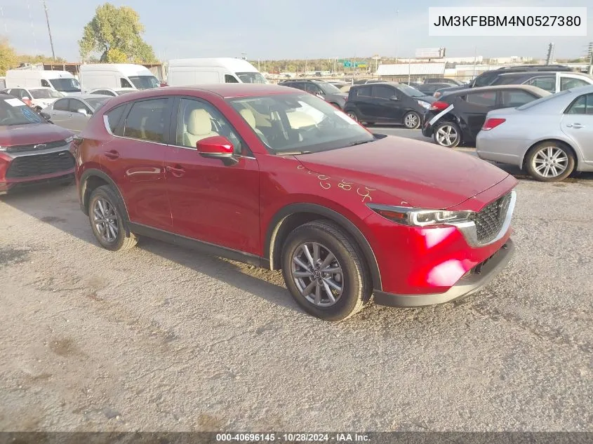 2022 Mazda Cx-5 Select VIN: JM3KFBBM4N0527380 Lot: 40696145