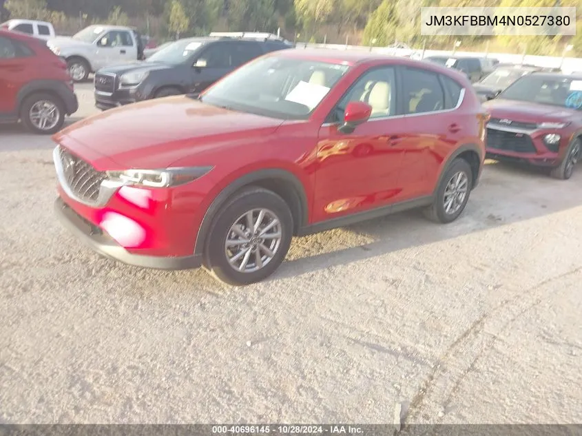 2022 Mazda Cx-5 Select VIN: JM3KFBBM4N0527380 Lot: 40696145