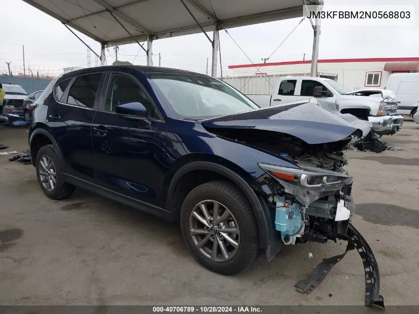 2022 Mazda Cx-5 2.5 S Select VIN: JM3KFBBM2N0568803 Lot: 40706789