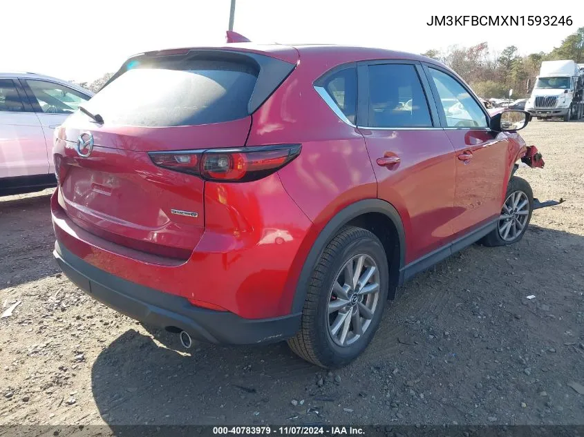 2022 Mazda Cx-5 2.5 S Preferred VIN: JM3KFBCMXN1593246 Lot: 40783979