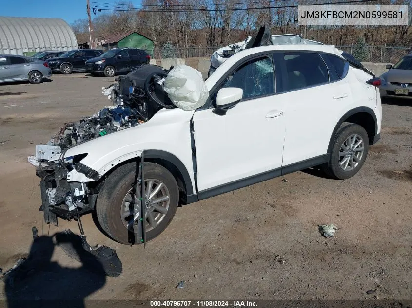 2022 Mazda Cx-5 2.5 S Preferred VIN: JM3KFBCM2N0599581 Lot: 40795707