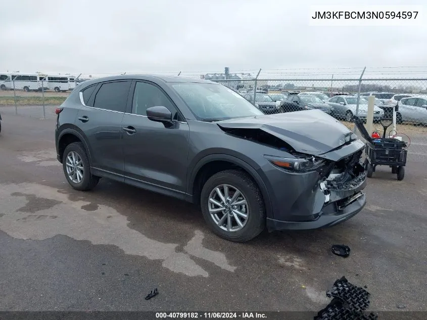 2022 Mazda Cx-5 2.5 S Preferred VIN: JM3KFBCM3N0594597 Lot: 40799182