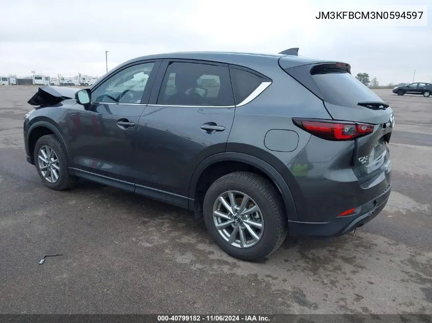 2022 Mazda Cx-5 2.5 S Preferred VIN: JM3KFBCM3N0594597 Lot: 40799182