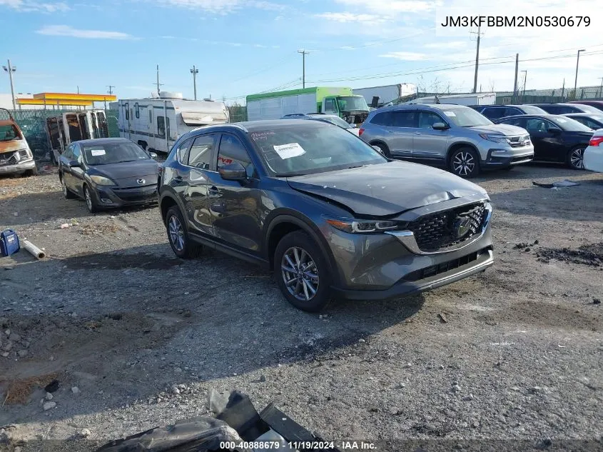 2022 Mazda Cx-5 2.5 S Select VIN: JM3KFBBM2N0530679 Lot: 40888679