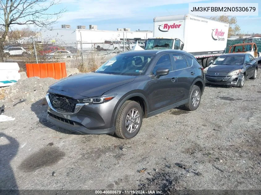 2022 Mazda Cx-5 2.5 S Select VIN: JM3KFBBM2N0530679 Lot: 40888679