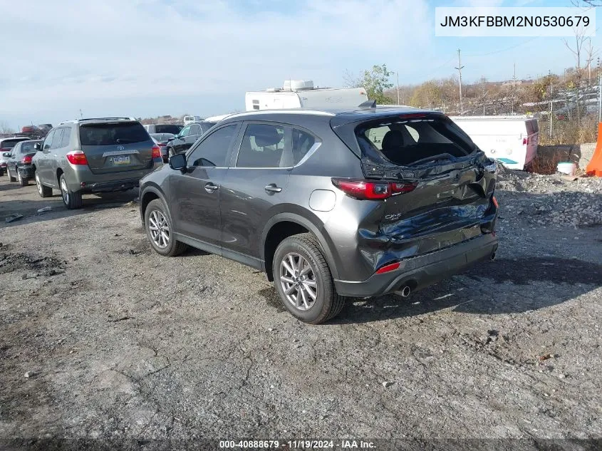 2022 Mazda Cx-5 2.5 S Select VIN: JM3KFBBM2N0530679 Lot: 40888679