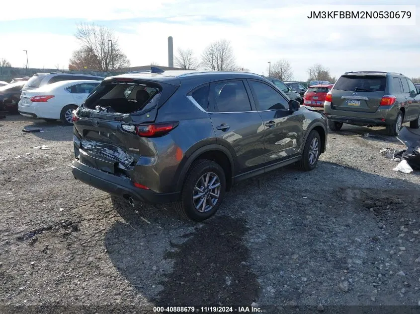 2022 Mazda Cx-5 2.5 S Select VIN: JM3KFBBM2N0530679 Lot: 40888679