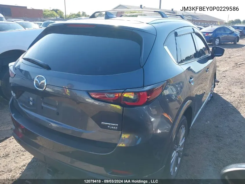 2023 Mazda Cx-5 Signature VIN: JM3KFBEY0P0229586 Lot: 12079418