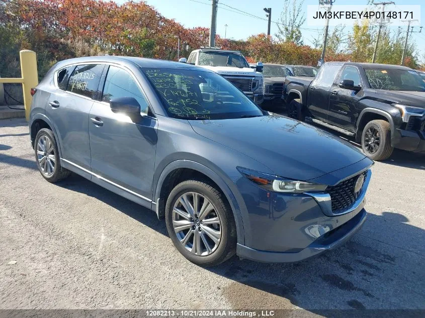 2023 Mazda Cx-5 Signature VIN: JM3KFBEY4P0148171 Lot: 12082213