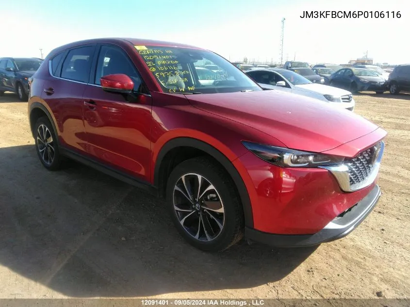 2023 Mazda Cx-5 VIN: JM3KFBCM6P0106116 Lot: 12091401