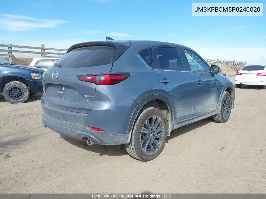 2023 Mazda Cx-5 VIN: JM3KFBCM5P0240020 Lot: 12102358