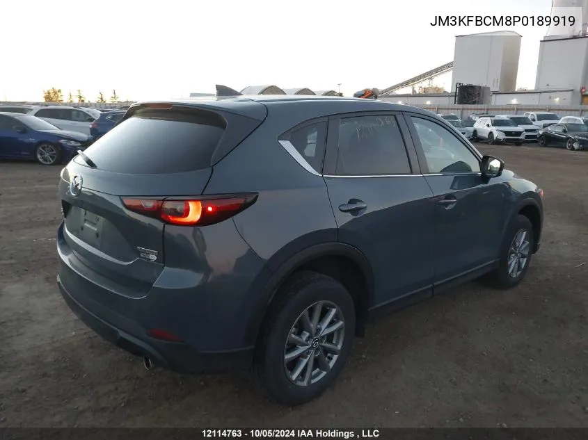 2023 Mazda Cx-5 Preferred VIN: JM3KFBCM8P0189919 Lot: 12114763