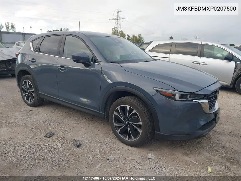 2023 Mazda Cx-5 VIN: JM3KFBDMXP0207500 Lot: 12117406