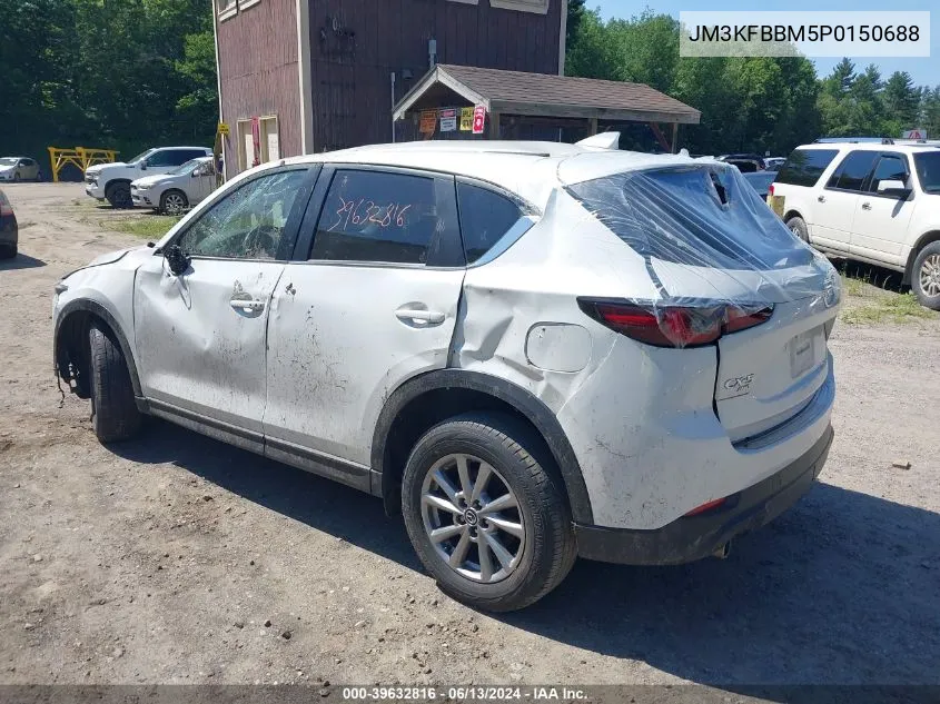 2023 Mazda Cx-5 2.5 S Select VIN: JM3KFBBM5P0150688 Lot: 39632816