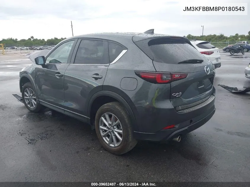 2023 Mazda Cx-5 2.5 S Select VIN: JM3KFBBM8P0180543 Lot: 39652487