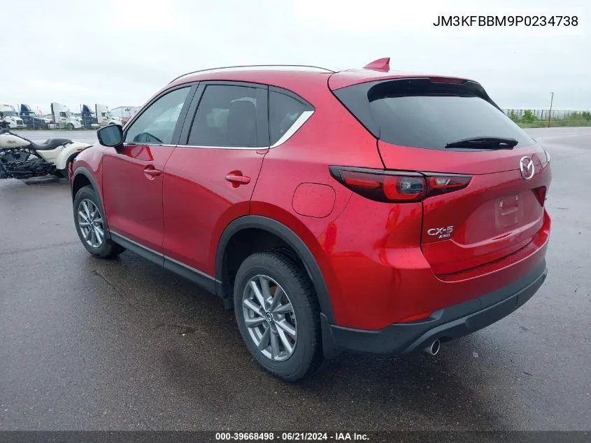 2023 Mazda Cx-5 Select VIN: JM3KFBBM9P0234738 Lot: 39668498