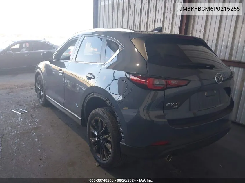 2023 Mazda Cx-5 2.5 S Carbon Edition VIN: JM3KFBCM6P0215255 Lot: 39740208