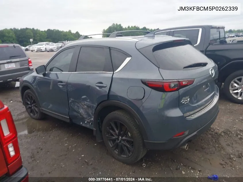 2023 Mazda Cx-5 2.5 S Carbon Edition VIN: JM3KFBCM5P0262339 Lot: 39770441