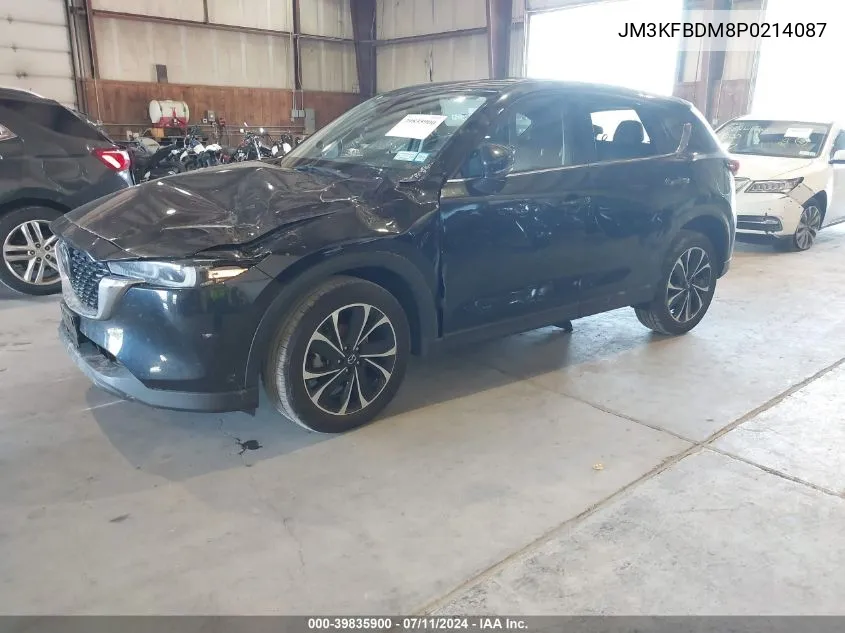 2023 Mazda Cx-5 2.5 S Premium VIN: JM3KFBDM8P0214087 Lot: 39835900