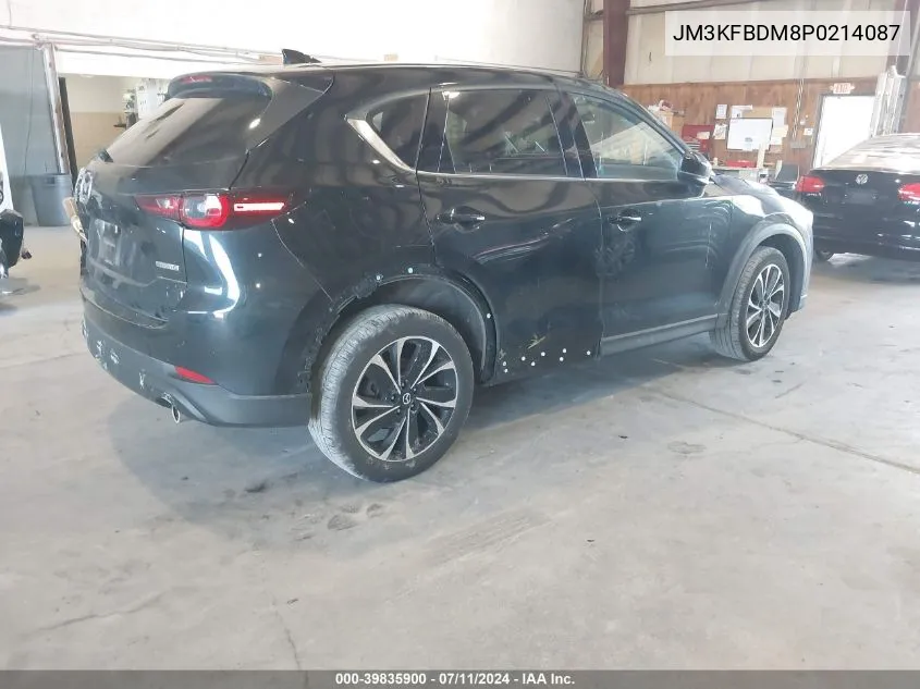 2023 Mazda Cx-5 2.5 S Premium VIN: JM3KFBDM8P0214087 Lot: 39835900